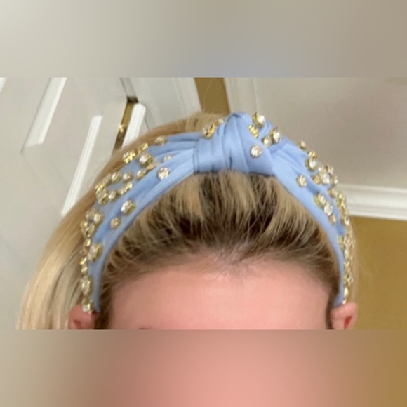 Blue Rhinestone Headband - Picture 3 of 9